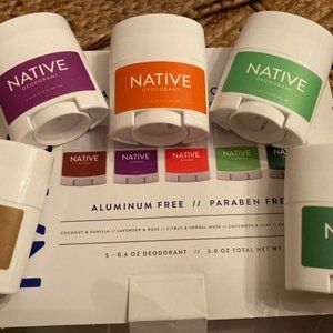 Native deoderant sample travel size pack